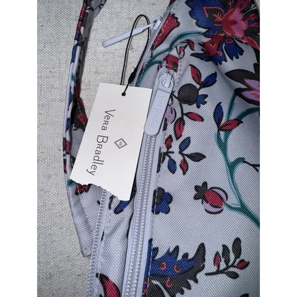 NWT Vera Bradley Lighten Up Essential Compact Sling Backpack Vineyard Floral $75